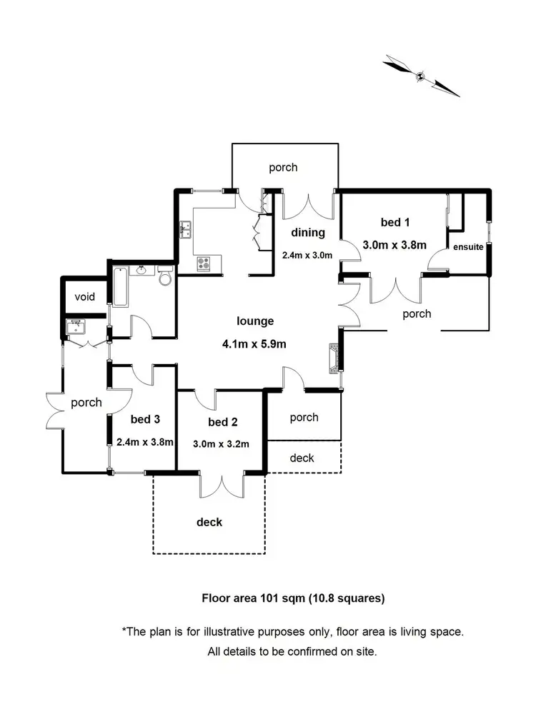 Floorplan of Homely house listing, 43 Donna Buang Road, Warburton VIC 3799