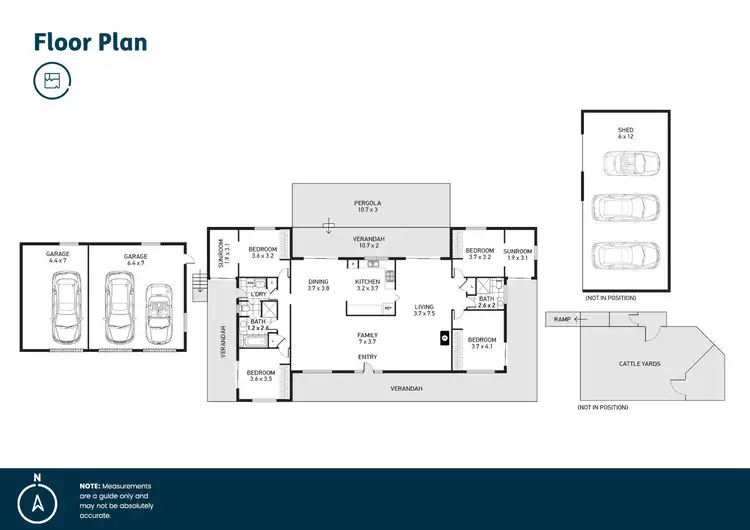 Floorplan of Homely rural property listing, 42 Punchs Road, Glen Martin NSW 2321