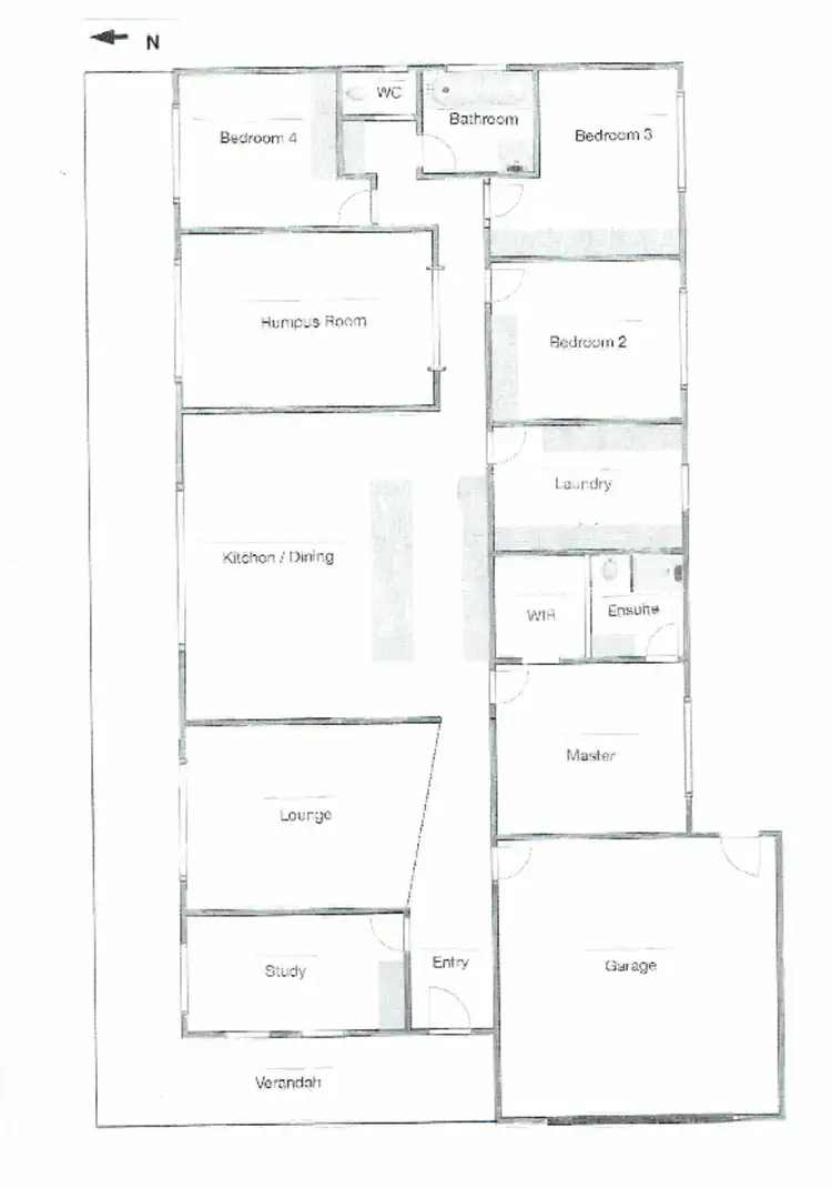 Floorplan of Homely house listing, 66 Harpin Street, Strathdale VIC 3550