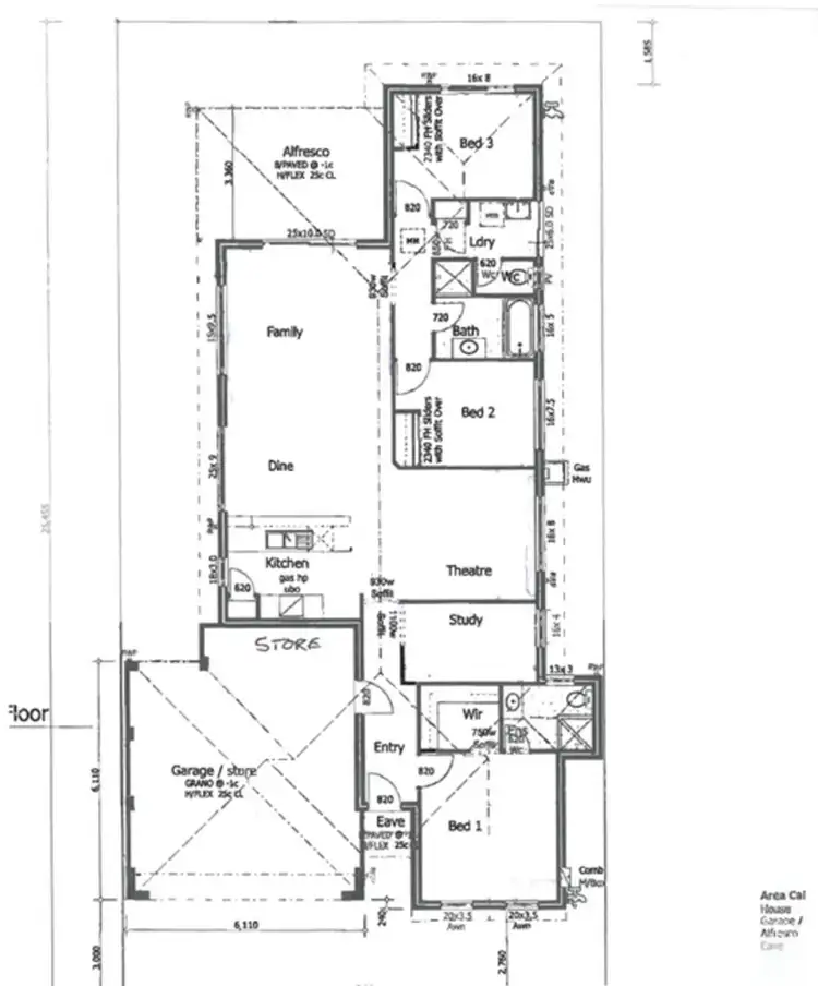 Floorplan of Homely house listing, 44 Kalari Drive, Wattle Grove WA 6107