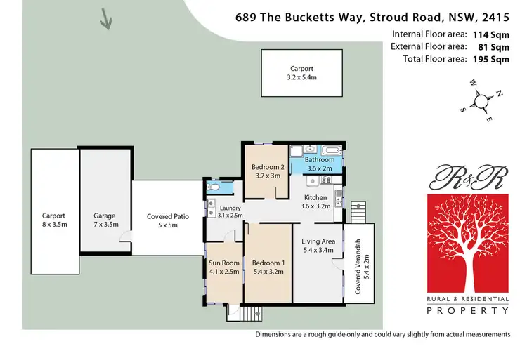 Floorplan of Homely house listing, 689 The Bucketts Way, Stroud Road NSW 2415