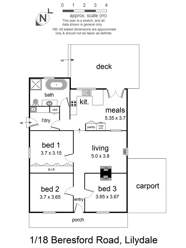 Floorplan of Homely house listing, 1/18 Beresford Road, Lilydale VIC 3140