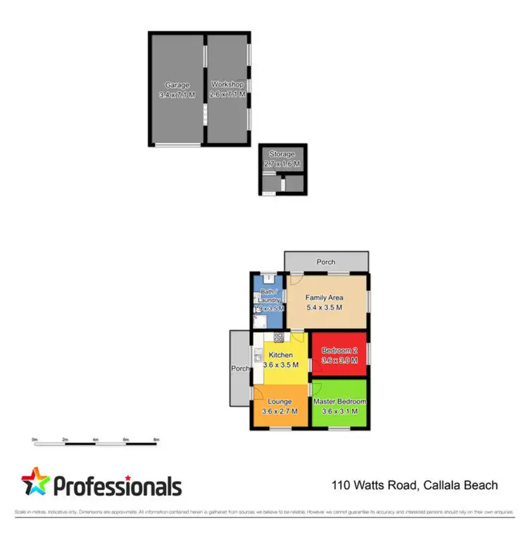 Floorplan of Homely house listing, 110 Watts Road, Callala Beach NSW 2540