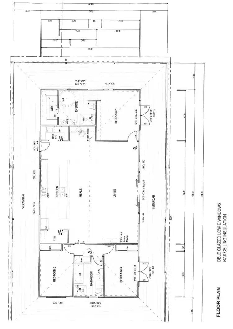 Floorplan of Homely rural property listing, 71 Buxton-Marysville Road, Buxton VIC 3711