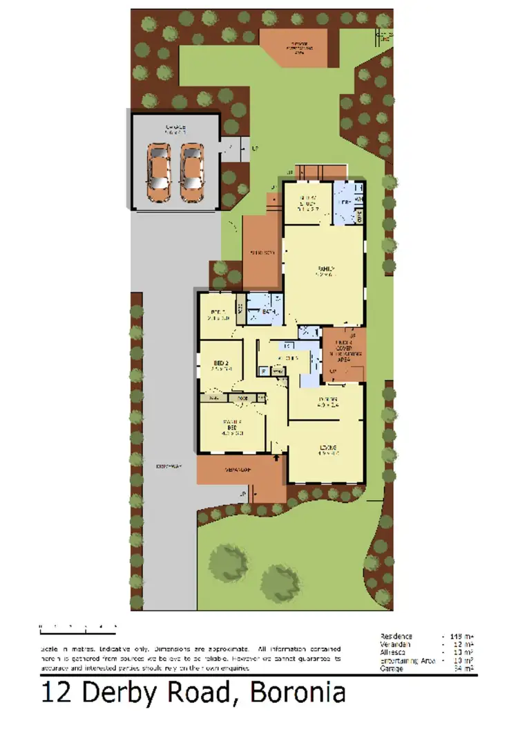 Floorplan of Homely house listing, 12 Derby Road, Boronia VIC 3155