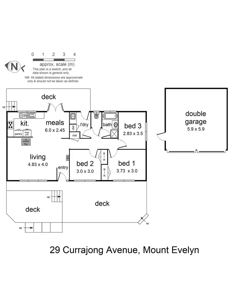 Floorplan of Homely house listing, 29 Currajong Avenue, Mount Evelyn VIC 3796
