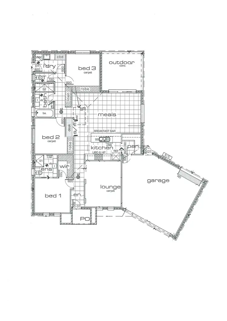 Floorplan of Homely house listing, 3 Midtown Drive, Mildura VIC 3500