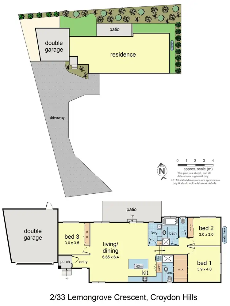 Floorplan of Homely house listing, 33a Lemongrove Crescent, Croydon Hills VIC 3136