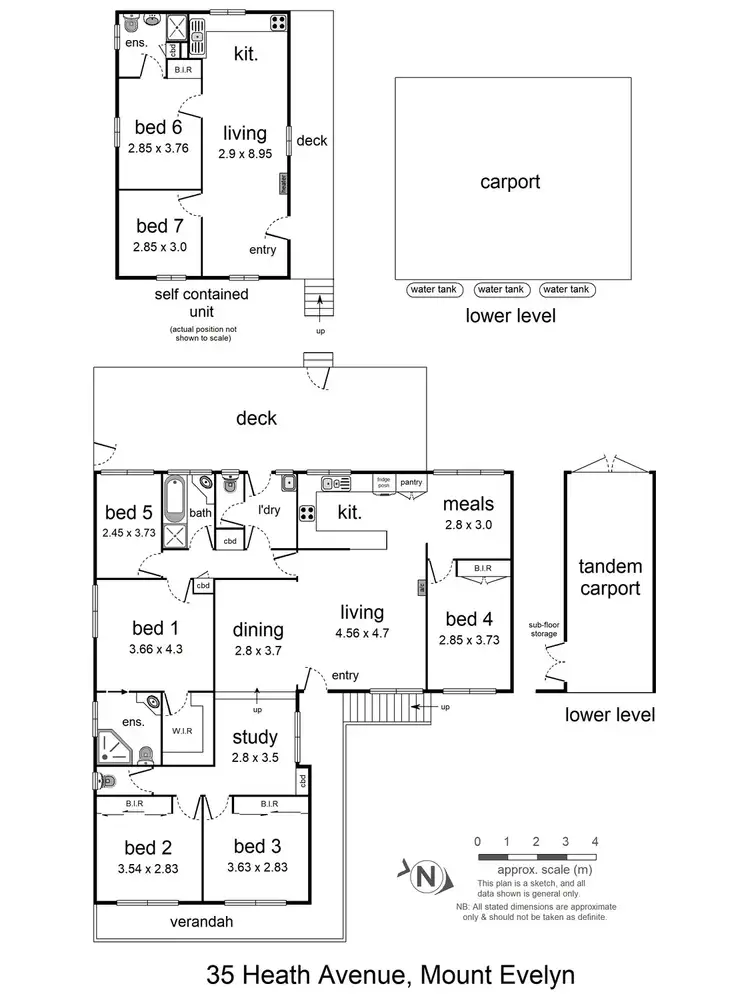 Floorplan of Homely house listing, 35 Heath Avenue, Mount Evelyn VIC 3796