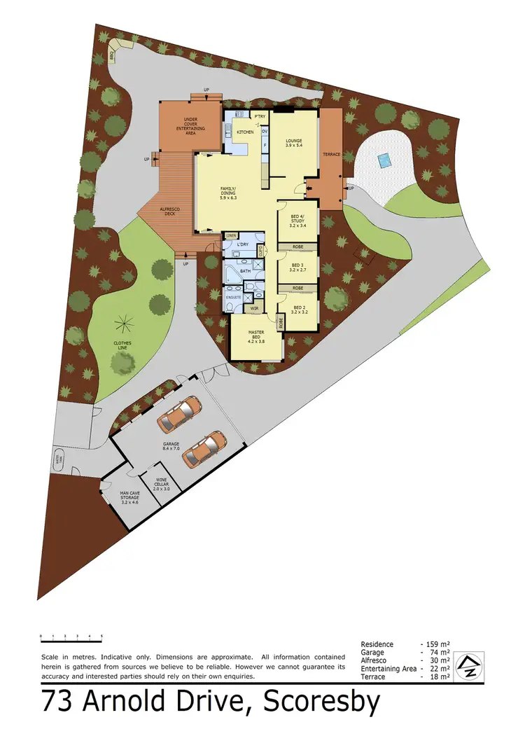 Floorplan of Homely house listing, 73 Arnold Drive, Scoresby VIC 3179