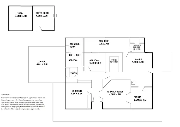 Floorplan of Homely house listing, 30 Mansell Drive, Mildura VIC 3500