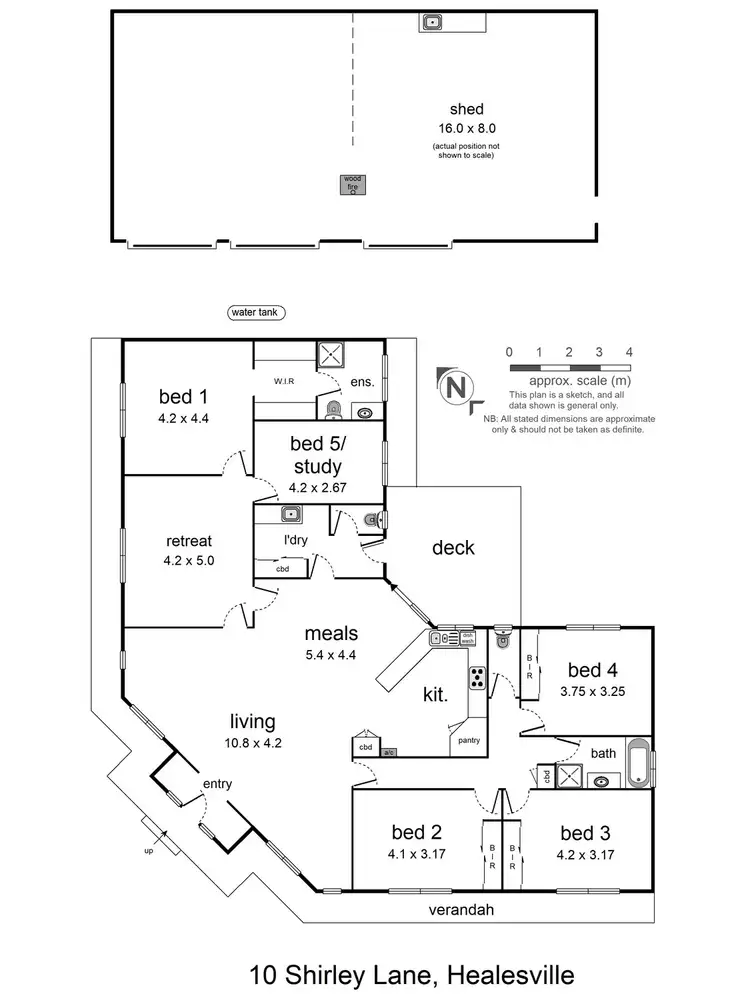 Floorplan of Homely house listing, 10 Shirley Lane, Healesville VIC 3777