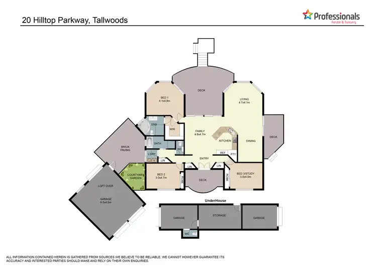 Floorplan of Homely house listing, 20 Hilltop Parkway, Tallwoods Village NSW 2430