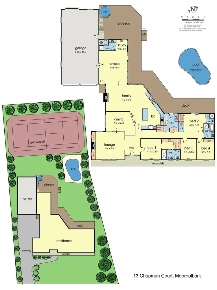 Floorplan of Homely house listing, 13 Chapman Court, Mooroolbark VIC 3138