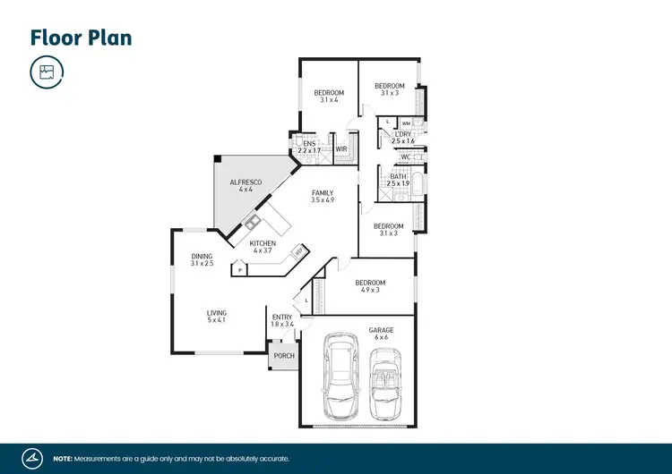 Floorplan of Homely house listing, 5 Peppercorn Close, Aberglasslyn NSW 2320