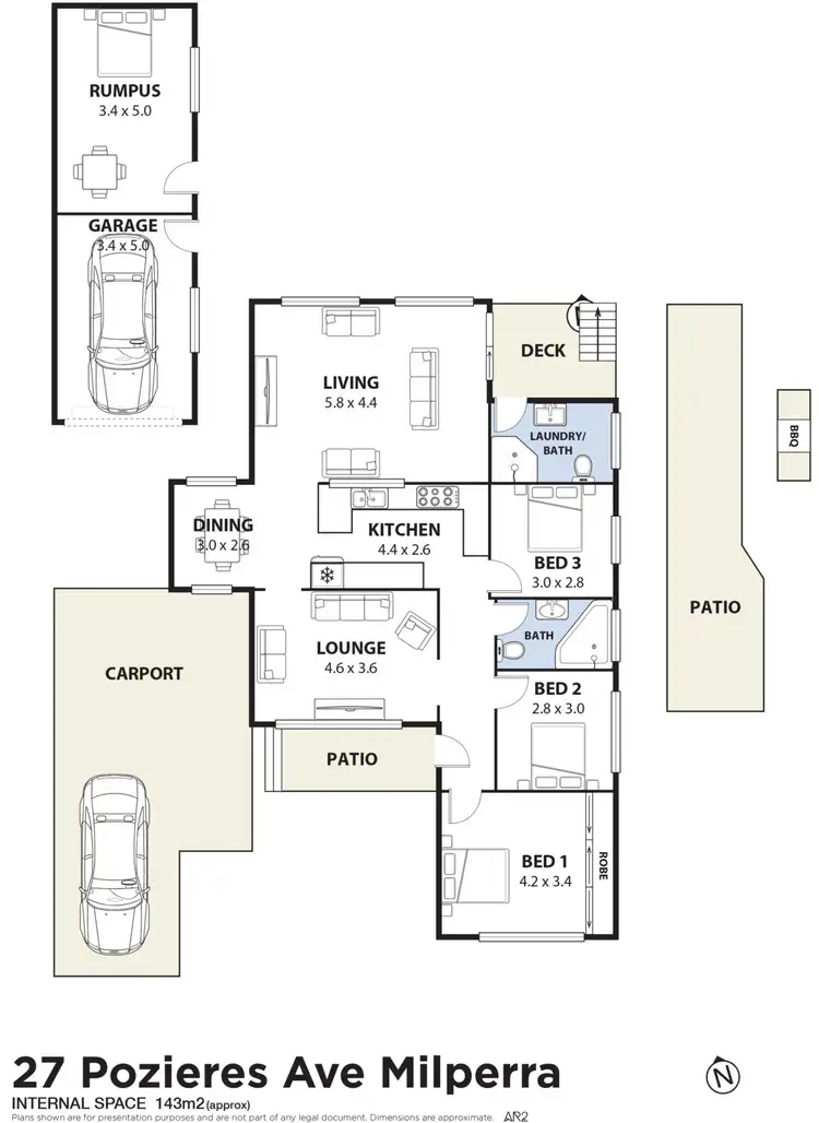 Floorplan of Homely house listing, 27 Pozieres Avenue, Milperra NSW 2214