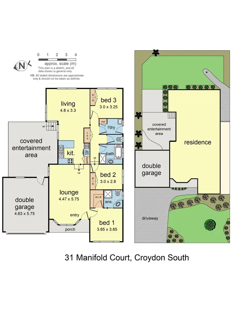 Floorplan of Homely house listing, 31 Manifold Court, Croydon South VIC 3136
