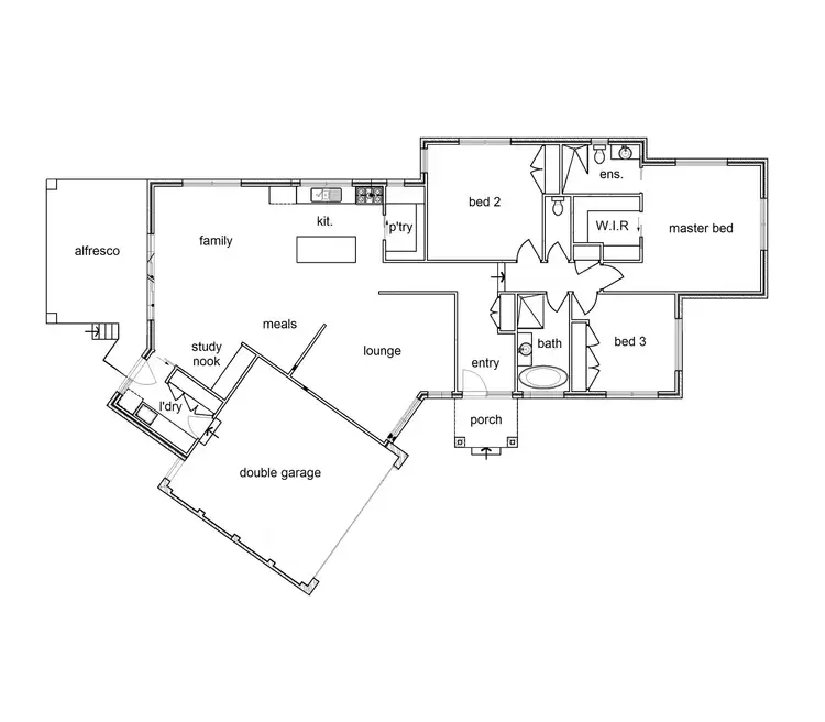 Floorplan of Homely house listing, 2a Carina Court, Kilsyth VIC 3137