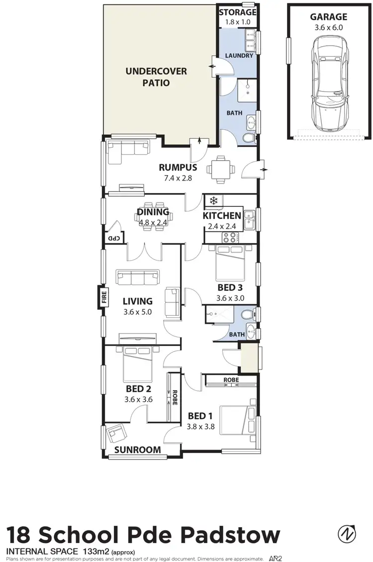 Floorplan of Homely house listing, 18 School Parade, Padstow NSW 2211