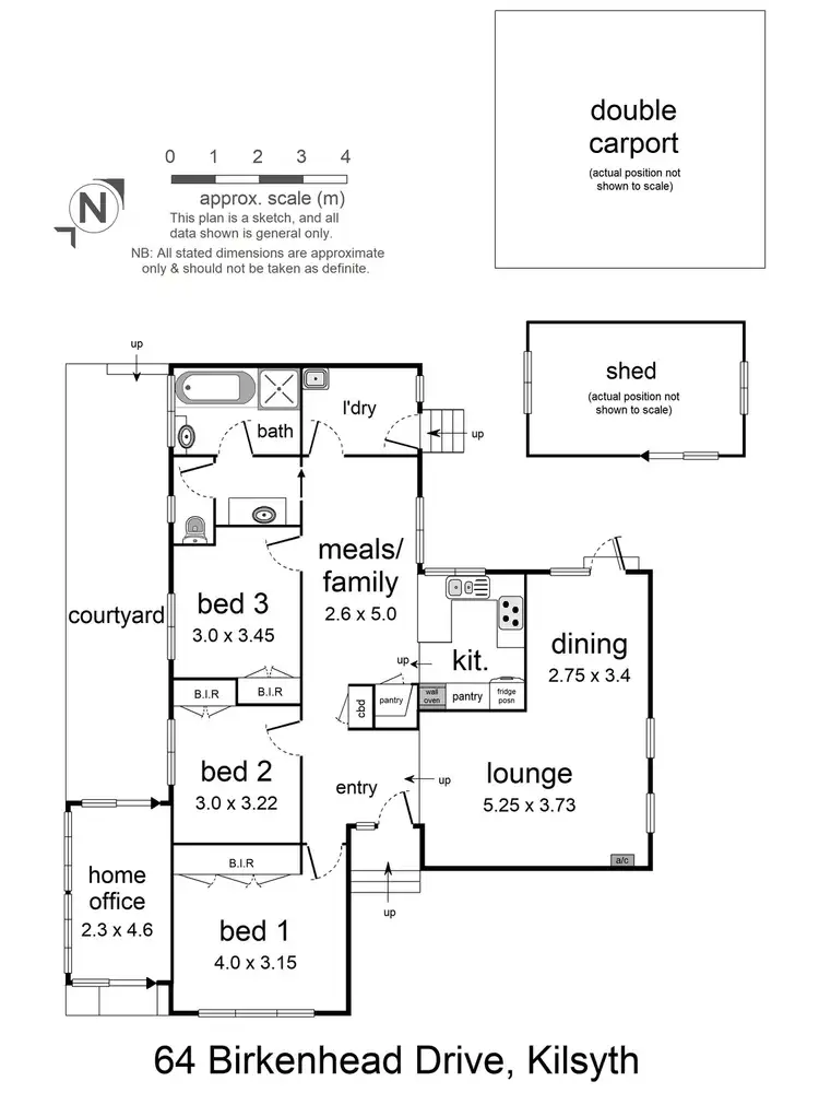 Floorplan of Homely house listing, 64 Birkenhead Drive, Kilsyth VIC 3137