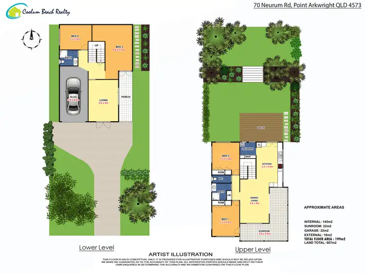 Floorplan of Homely house listing, 70 Neurum Road, Point Arkwright QLD 4573