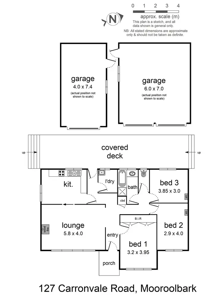 Floorplan of Homely house listing, 127 Carronvale Road, Mooroolbark VIC 3138