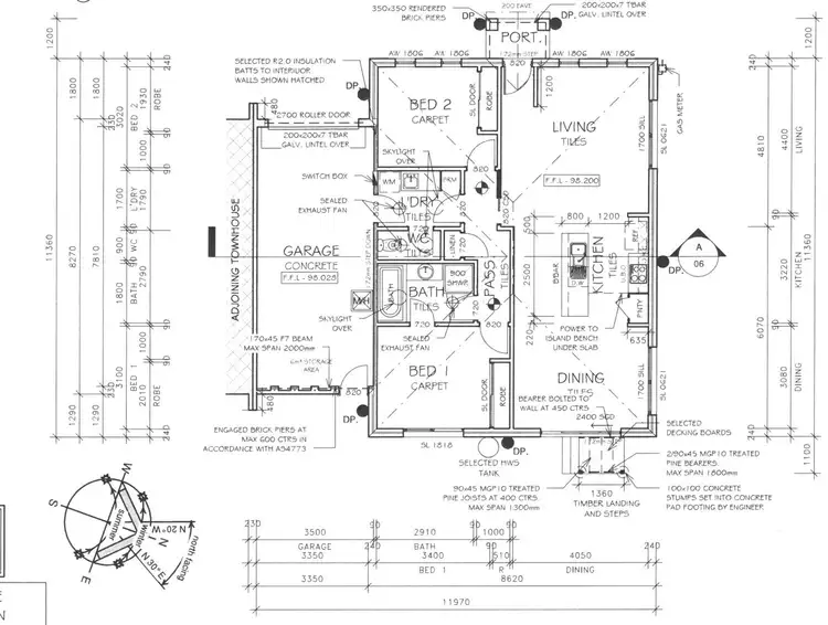 Floorplan of Homely unit listing, 2/20 Dowding Street, California Gully VIC 3556