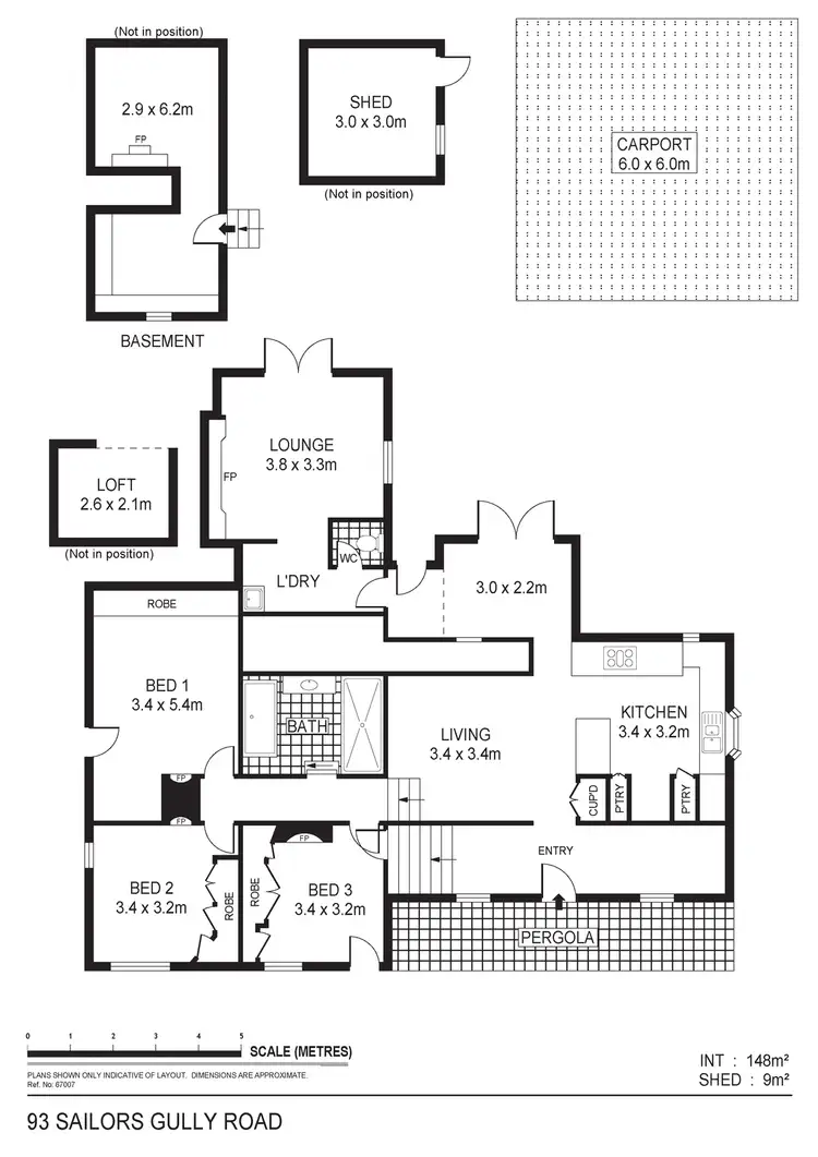 Floorplan of Homely house listing, 93 Sailors Gully Road, Eaglehawk VIC 3556