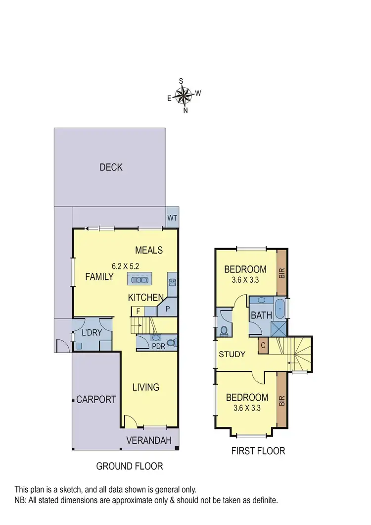 Floorplan of Homely townhouse listing, 6/7-9 Clyde Street, Lilydale VIC 3140