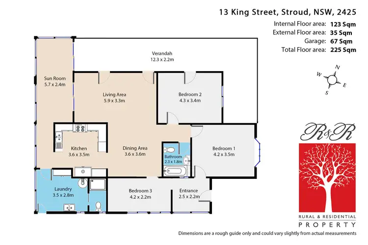 Floorplan of Homely house listing, 13 King Street, Stroud NSW 2425