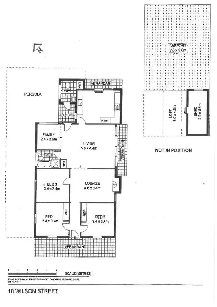 Floorplan of Homely house listing, 10 Wilson Street, Long Gully VIC 3550