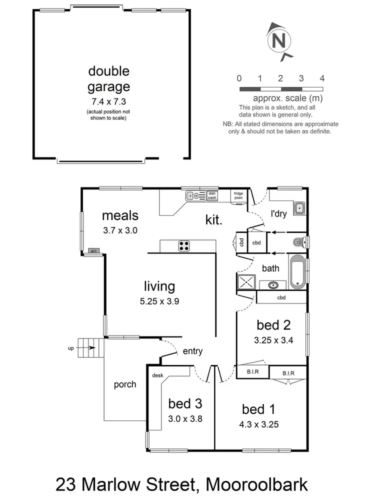 Floorplan of Homely house listing, 23 Marlow Street, Mooroolbark VIC 3138