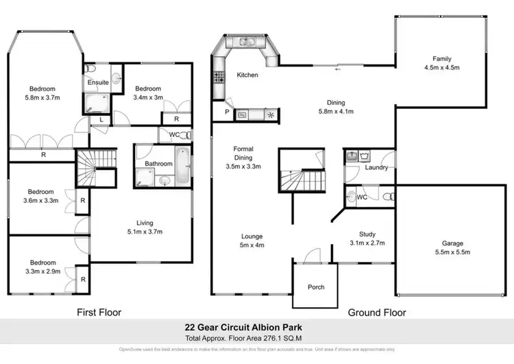 Floorplan of Homely house listing, 22 Gear Circuit, Albion Park NSW 2527