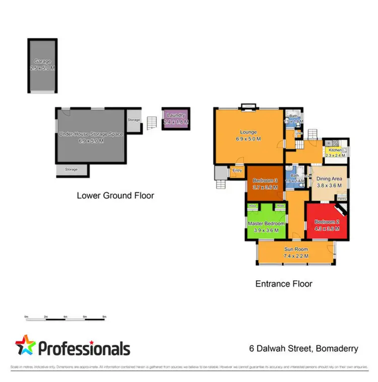 Floorplan of Homely house listing, 6 Dalwah Street, Bomaderry NSW 2541