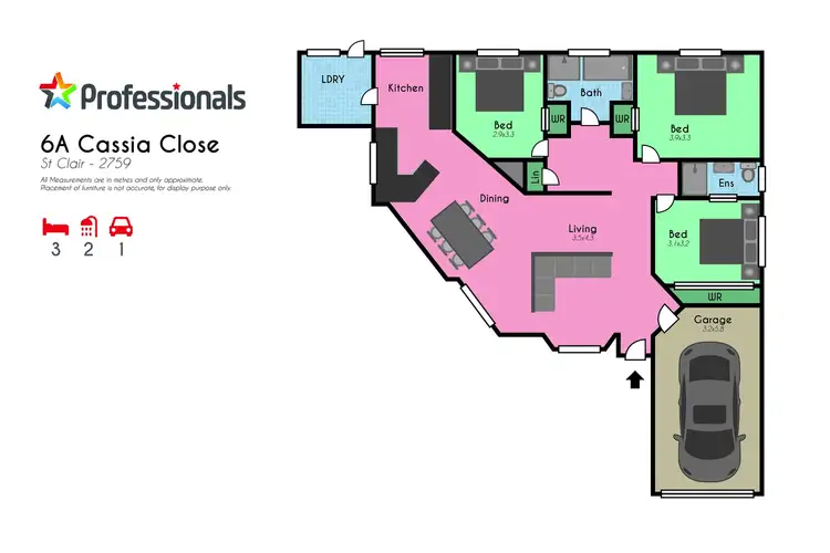 Floorplan of Homely house listing, 6a Cassia Close, St Clair NSW 2759