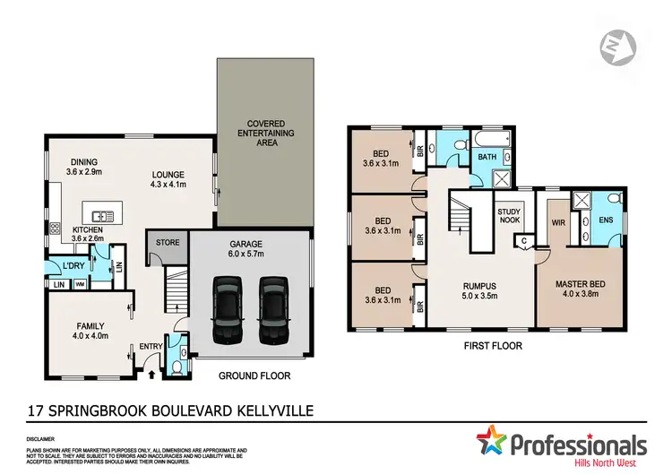 Floorplan of Homely house listing, 17 Springbrook Boulevard, North Kellyville NSW 2155