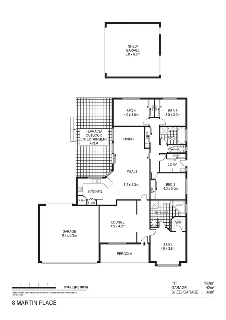 Floorplan of Homely house listing, 8 Martin Place, Eaglehawk VIC 3556