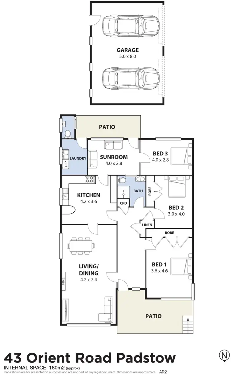 Floorplan of Homely house listing, 43 Orient Road, Padstow NSW 2211