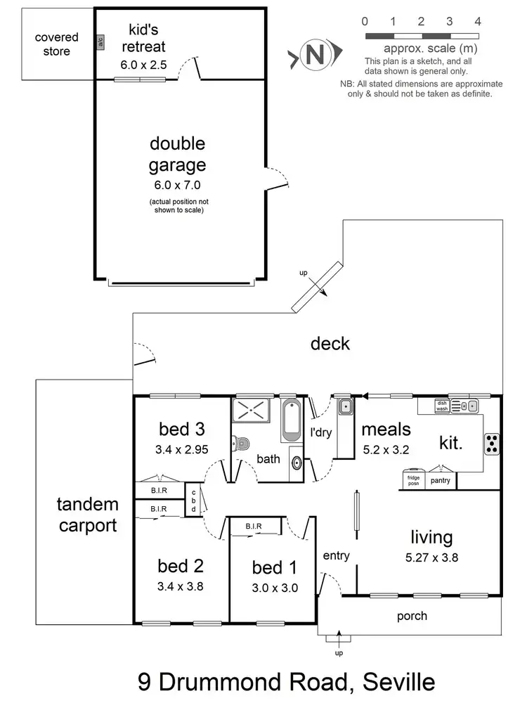 Floorplan of Homely house listing, 9 Drummond Road, Seville VIC 3139
