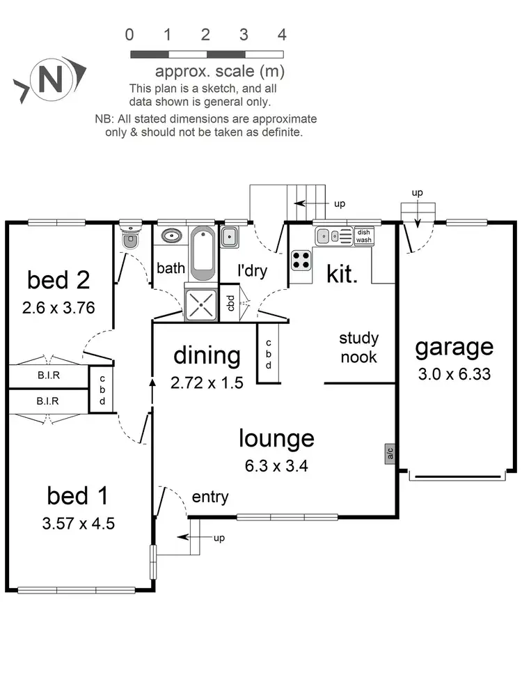 Floorplan of Homely unit listing, 4/1 Rawlinson Street, Croydon VIC 3136