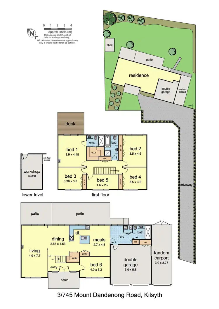 Floorplan of Homely house listing, 3/745 Mt Dandenong Road, Kilsyth VIC 3137