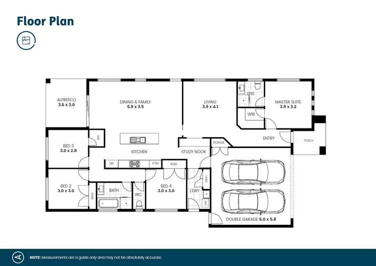 Floorplan of Homely house listing, 132 Sunningdale Circuit, Medowie NSW 2318