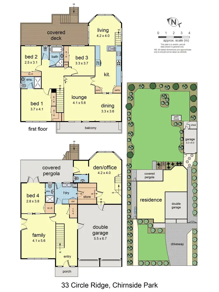 Floorplan of Homely house listing, 33 Circle Ridge, Chirnside Park VIC 3116