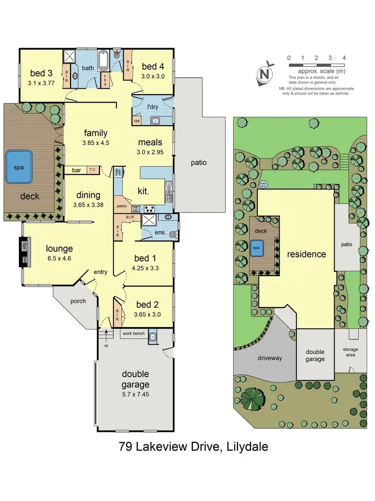 Floorplan of Homely house listing, 79 Lakeview Drive, Lilydale VIC 3140