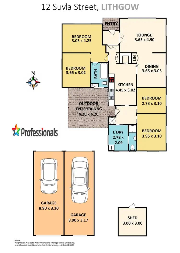 Floorplan of Homely house listing, 12 Suvla Street, Lithgow NSW 2790