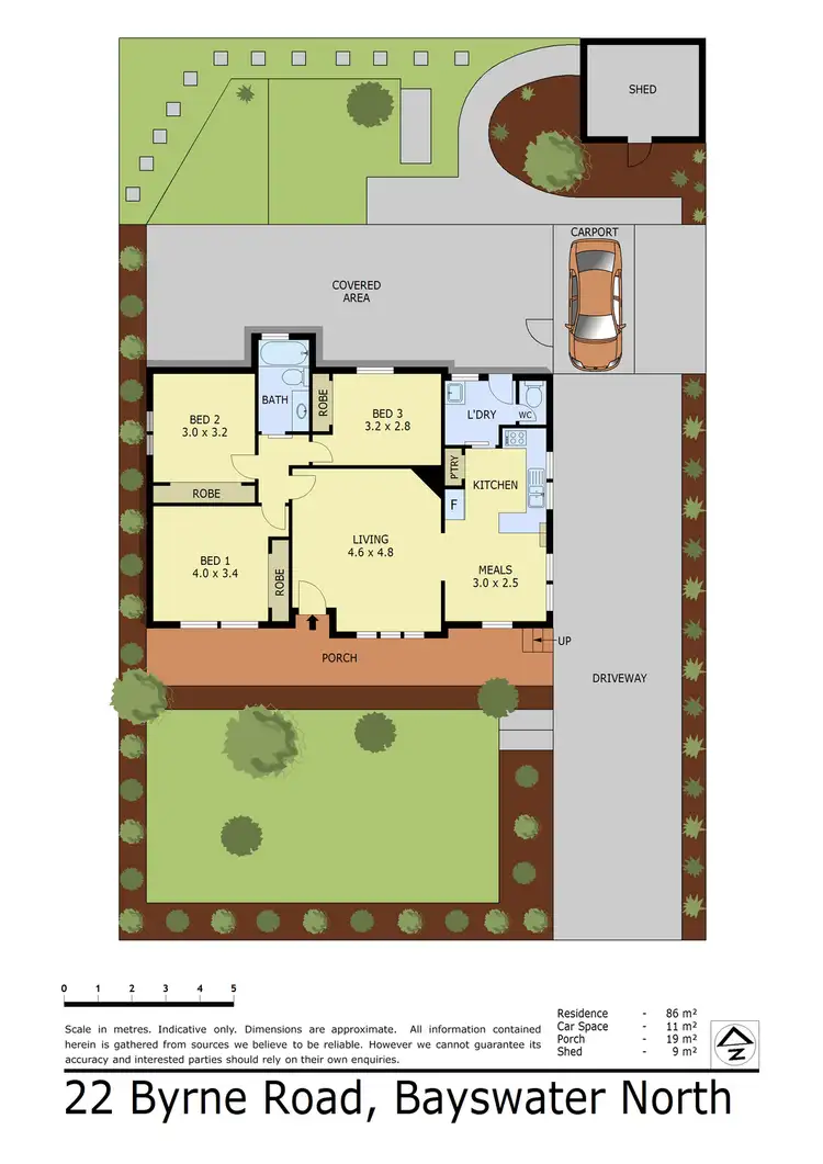 Floorplan of Homely house listing, 22 Byrne Road, Bayswater North VIC 3153