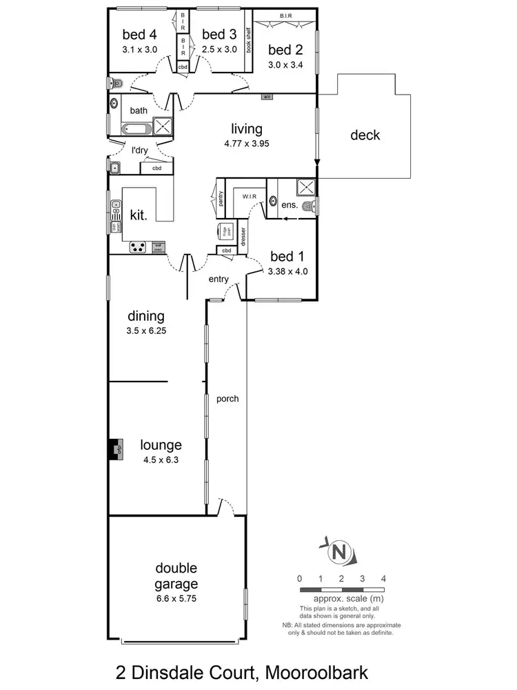 Floorplan of Homely house listing, 2 Dinsdale Court, Mooroolbark VIC 3138