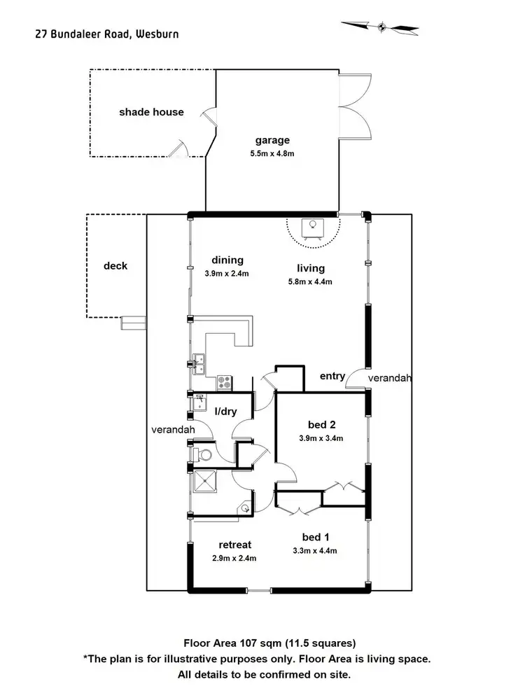 Floorplan of Homely house listing, 27 Bundaleer Road, Wesburn VIC 3799