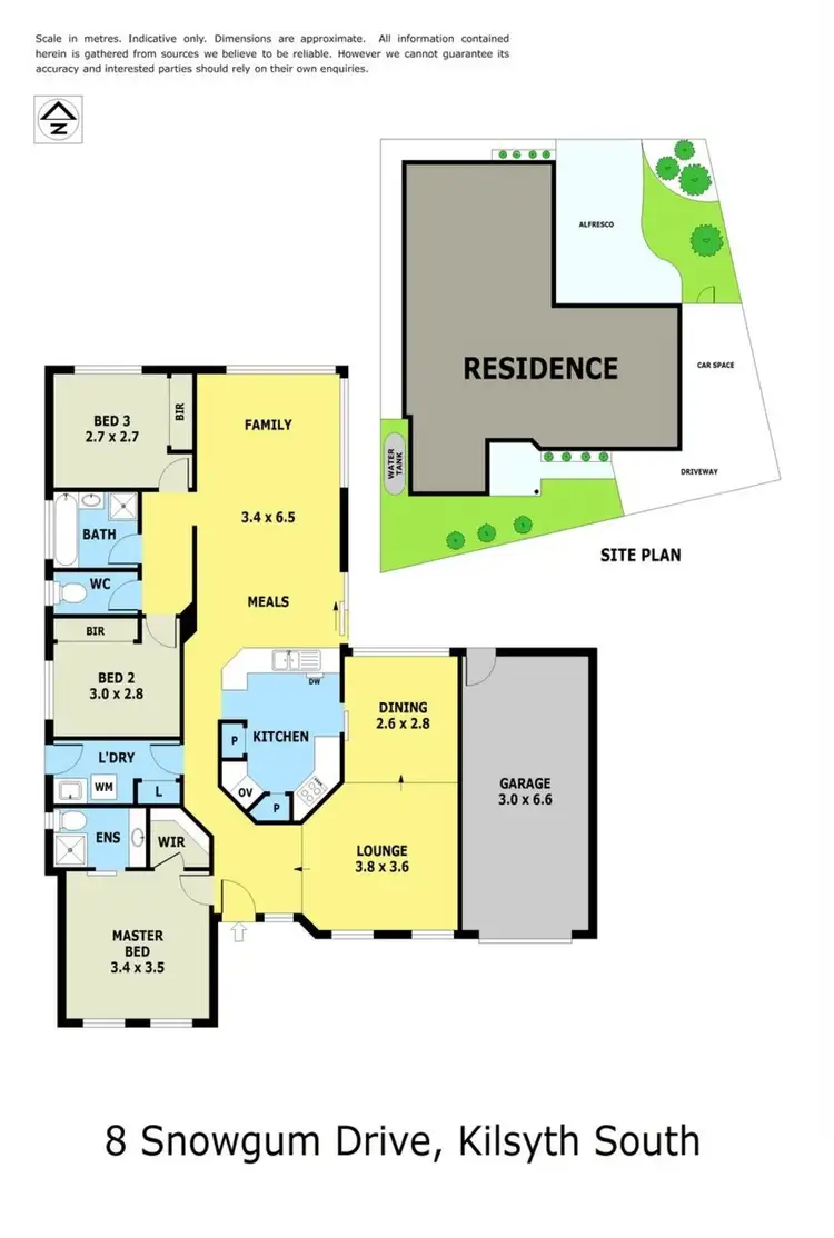 Floorplan of Homely house listing, 8 Snowgum Drive, Kilsyth South VIC 3137