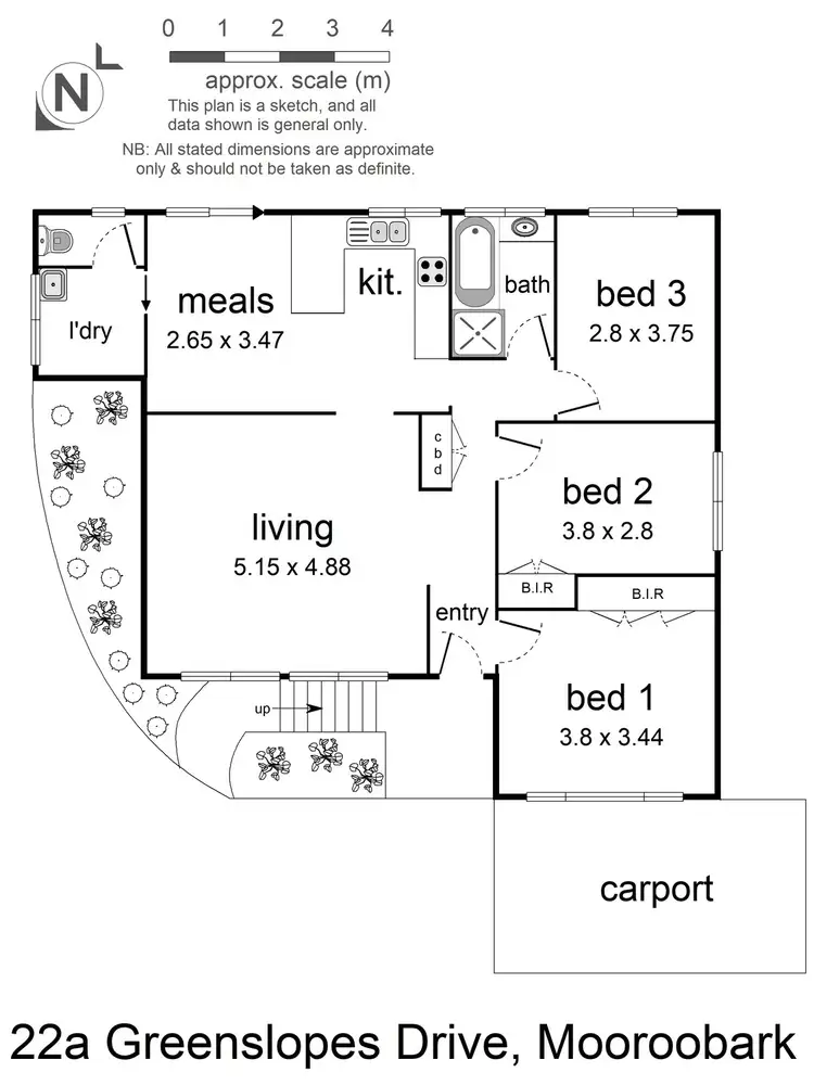 Floorplan of Homely house listing, 22a Greenslopes Drive, Mooroolbark VIC 3138